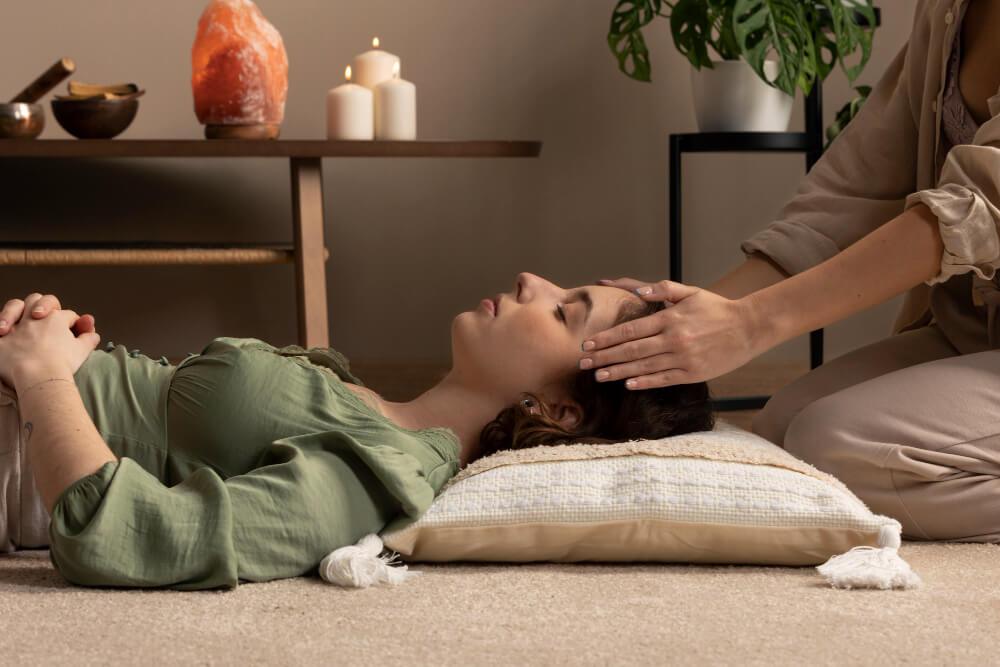 Healingbehandeling met aromatherapie